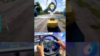 🔥 Realistic Racing Experience with Steering Wheel | Crazy Hot Wheels Track Challenge
