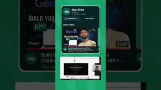 Build Your Own GPT Al in 15 Minutes | Resume-Ready Project!#sorts #googlechat