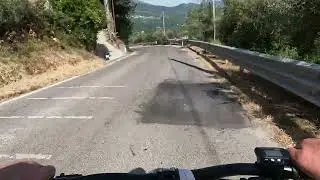 Gallinaro, a ride down the mountain