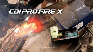 CDI PRO FIRE X - CDI universal com pipocos para motos carburadas (Multscan)
