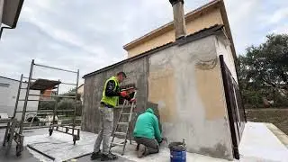Как оштукатурить наружную стену, чтобы получить идеальную и долговечную отделку! 🔨🏠 Простые совет...