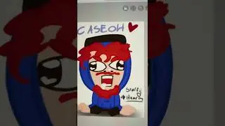 I DREW CASEOH TRADITIONALLY AND DIGITALLY 🤩💖 #caseoh #traditionalart  #digitalart #funnycaseoh