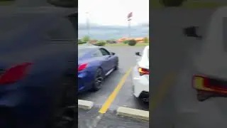M8 Akrapovic exhaust vs RCF stock exhaust