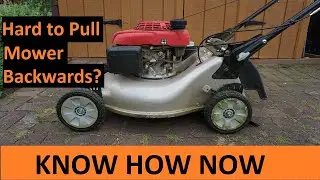Быстрое решение проблемы с газонокосилкой Honda: трудно тянуть назад!