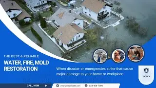 Water Damage Repair and Mold Restoration Promo Video Ad
