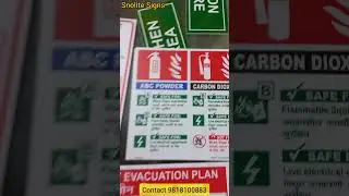 Snolite fire signs manufacturer of fire exit sign board in Delhi