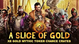 x8 Gold Mythic Token Chance Crate Pulls - A Slice of Gold Rush - TWD RTS