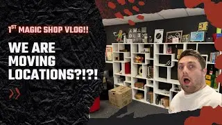 ✨ Day 1 vlog at the Magic Shop Move! Behind the Scenes + Trick 🃏🎩