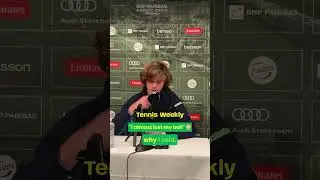 Andrey Rublev almost lost one of his balls 😳 #rublev #andreyrublev #tennis #atp