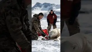 Coast Guard's Compassionate Rescue! Treating an Injured Polar Bear