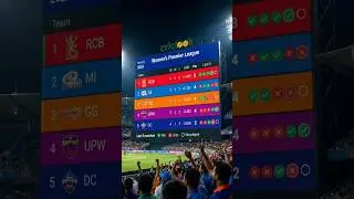 Rank 5 to Rank 1... Wait for the Top! 😱🔥 #viral #shorts #cricket #womencricket #RCB #criclook #WPL26