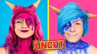 Try 11 Spooky Crafty Panda SFX Makeup Halloween Costumes with me