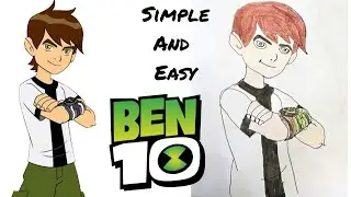 Ben 10 Drawing | how to draw Ben 10 | Dream Sketcherzz |