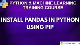 Install Pandas in Python Using pip