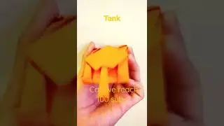 Tank#shorts #origami #op #phonk #tank