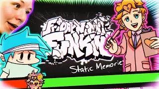 STATIC MEMORIES (PHASE 1, HARD) | BLIND FNF MOD REACTION W/ TESS!
