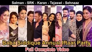 Baba Siddique & Zeeshan Siddique Annual EID Iftaar Party 2022 | Salman Khan, Shehnaaz, SRK , Hina