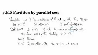3.E.5 Partition by parallel sets