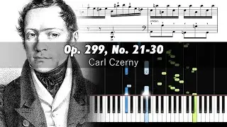 Czerny - School of Velocity III - Piano Tutorial with Sheet Music