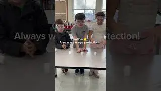 Science in Minutes!  Gases cause explosions! #scienceforkids #sciencefun #science#scienceteacher