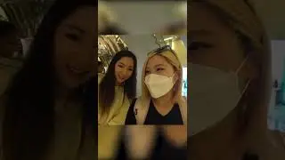 HAChubby randomly encounters Fuslie and Jodie at the Mall #shorts (Twitch Fails)