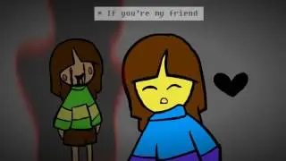 Перевод Megalomaniac Undertale Glitchtale (русские субтитры)