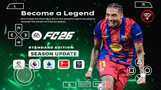 EA SPORTS FC 26 PPSSPP Android Mobile Оригинальная PS5 Камера PSP HD Лучшая графика Новые комплек...