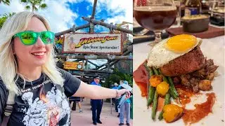 Disney's Hollywood Studios Indiana Jones Stunt Show REOPENING + Tasty Food & Rides with Friends!