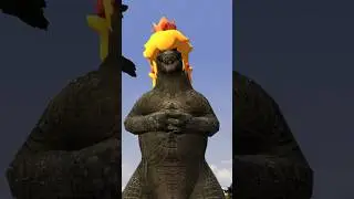 Mario dates Godzilla