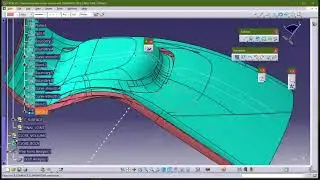🔹 Closed Body Creation Using Class A Surface & Master Section with Variable Part Thickness!