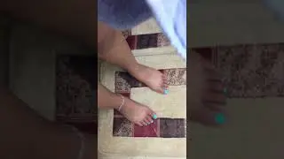 Girlfriend out of shower feet