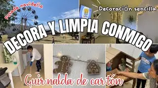LIMPIA y DECORA CONMIGO🧼🧺| Dias de diciembre🎄☃️Asi quedo la decoraci&oacute;n en casa + posada 🪅 #hogar