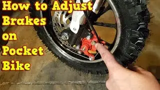 How to Adjust Brakes - Mini Dirt Bike 49cc - 50cc Pocket Bike Gazelle from Nitro Motors