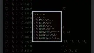 Javascript array methods
