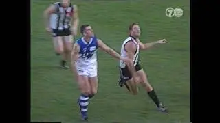 Round 6 Collingwood VS North Melbourne 1999 John Blakey Winston Abraham