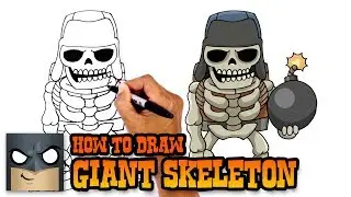 How to Draw Clash Royale | Giant Skeleton