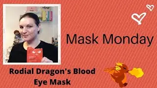 Mask Monday- Rodial Dragons Blood Eye Masks.