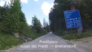 Predilpass mit dem Motorrad (o.b.cam)