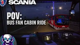 BUSSID Gameplay | POV Bus Fan Cabin Ride 🚍🌙