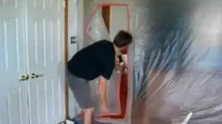 Zipper Door For Dust Containment