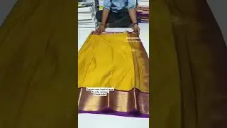 Gayathri mam inspired budget friendly silk saree to order watsapp 7200845989 #sarees #silksarees