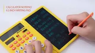 NEWYES 6 Inch Lcd Writing Tablet with 12 Digits Calculator