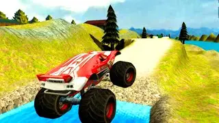 Juegos de Carros - Offroad Monster Truck Hill Race Capitulo 17 - Autos Monsters en las Monta&ntilde;as