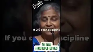Unlocking #Success 🔑: The Importance of #Discipline with #Sudha Murthy #infosys 💪🏽