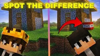 FORCING MY FRIENDS TO FIND DIFFERENCES WITH MINECRAFT STRUCTURES 