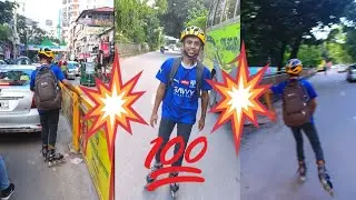 skating video fahim skating dhaka Azad skating club #skating