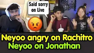 Neyoo angry reply to Rachitro 🥵 Rachitro said sorry on live stream to Jonathan 🇮🇳
