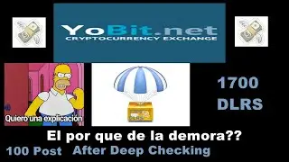Yobit por que la demora  1700 Free Dollars Trading 20/10/2020
