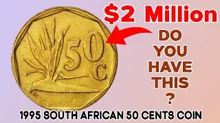 1995 South African 50 Cents Coin