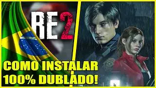 Resident Evil 2 Remake Dublado em PT-BR: Finalmente Lan&ccedil;ado! Aprenda a Instalar Agora!